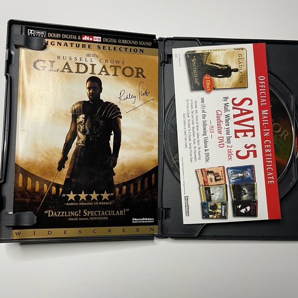 Movie The Gladiator almost new. Collectible DVD - Picture 5 of 7
